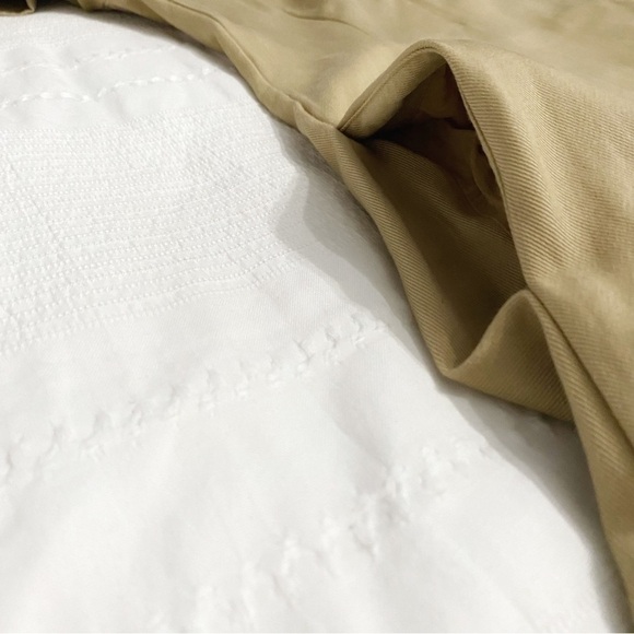 Cos BEIGE LONG SLEEVE V-NECK ZIPPER FRONT MAXI DRESS - 2 - Picture 8 of 10